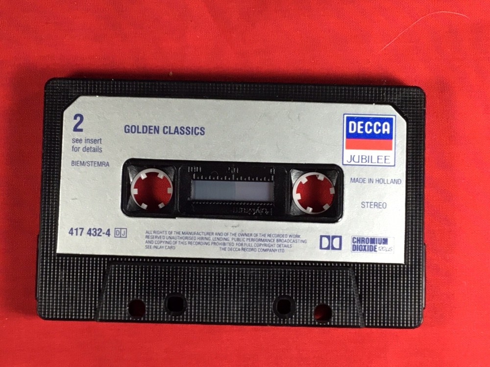 Golden Classics Various Composers Audio Cassette Decca