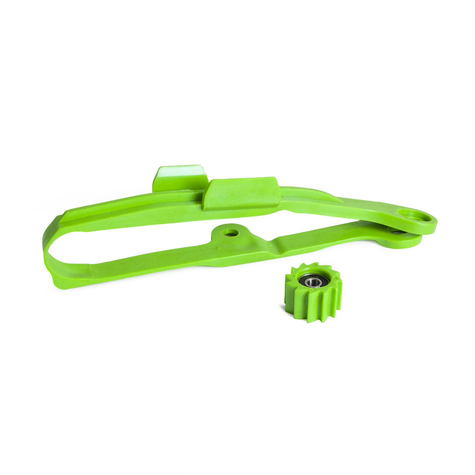Green Chain Slider Guard Protection Pads For Kawasaki KX250F KX450F 2006-2015