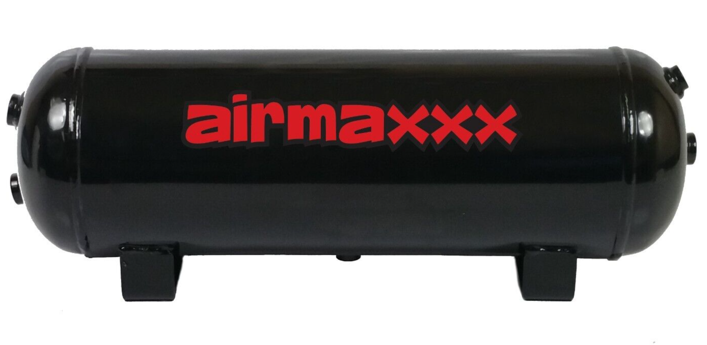 airmaxxx 3 Gallon 6 Port Steel Air Tank Air Suspension Train Horn Compressor