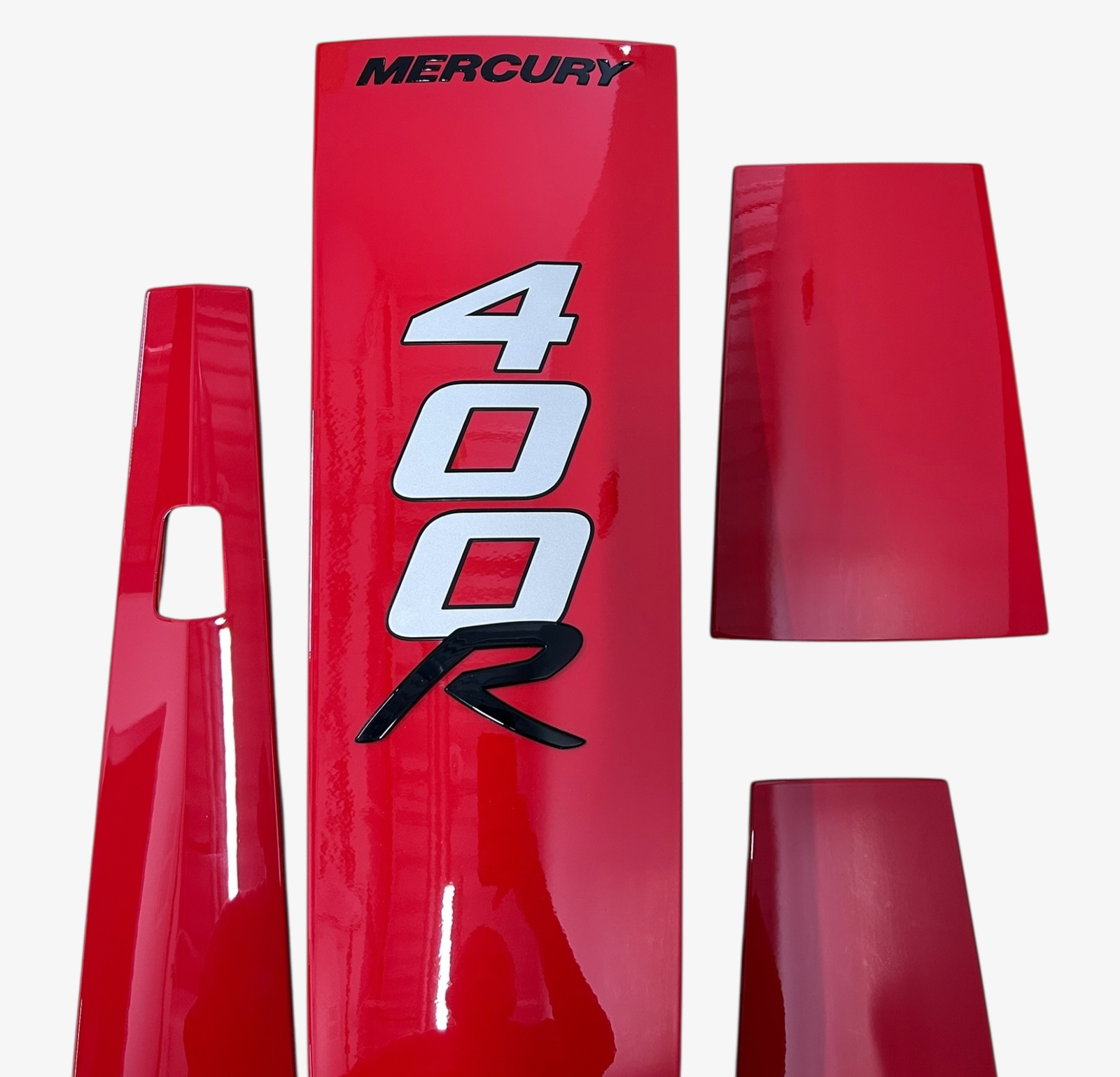 Mercury Marine 8M8047100, 400R Red Cowling Accent Panel & Decal Kit