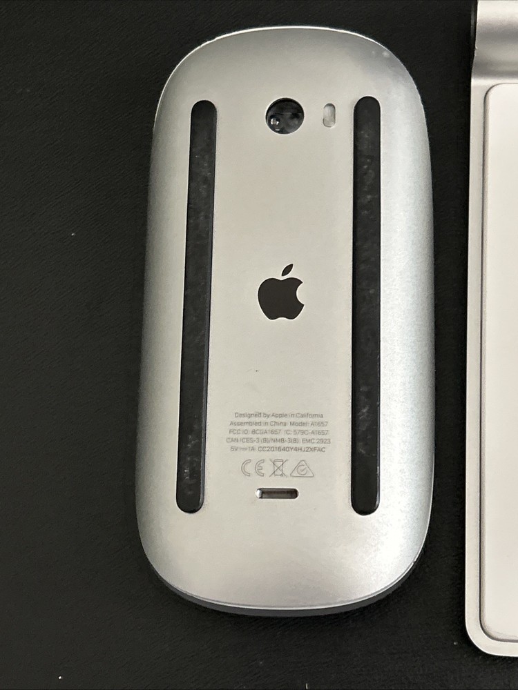 Apple A1314 Keyboard & A1657 Magic Mouse Set – Wireless Bluetooth –