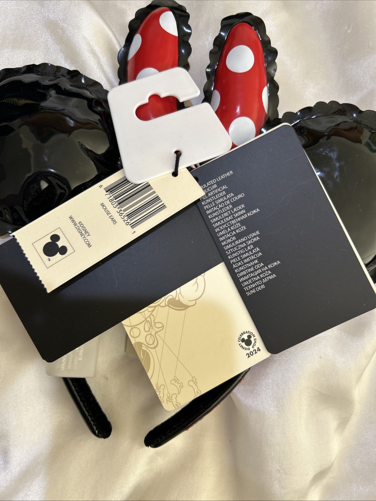 RARE NEW MACYS X LOUNGEFLY 1ST EDITION PARADE MINNIE MOUSE BALLOON AND EARS SET!