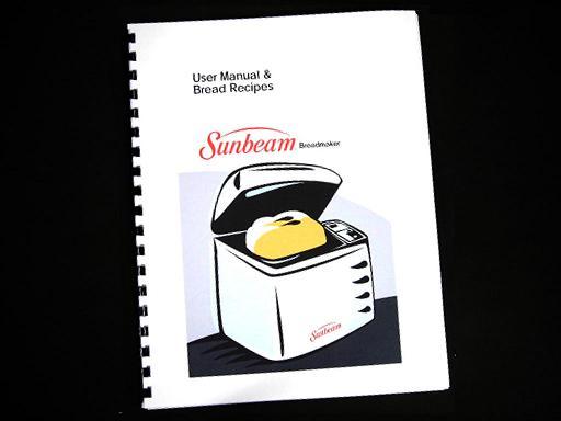 Sunbeam Oster Bread Maker Machine Directions Instruction Manuals Recipes Various