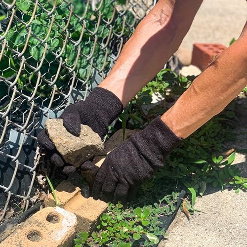 Versatile Work Gloves Lightweight, Durable, Comfortable Jersey Basic, 12-Pair