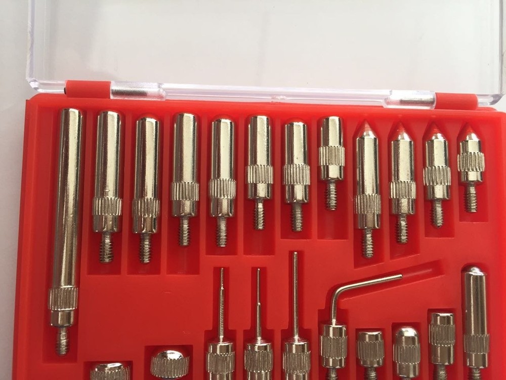 22 Piece Dial Electronic Indicator Point Set Inch Thread 4-48 Measurement Tool