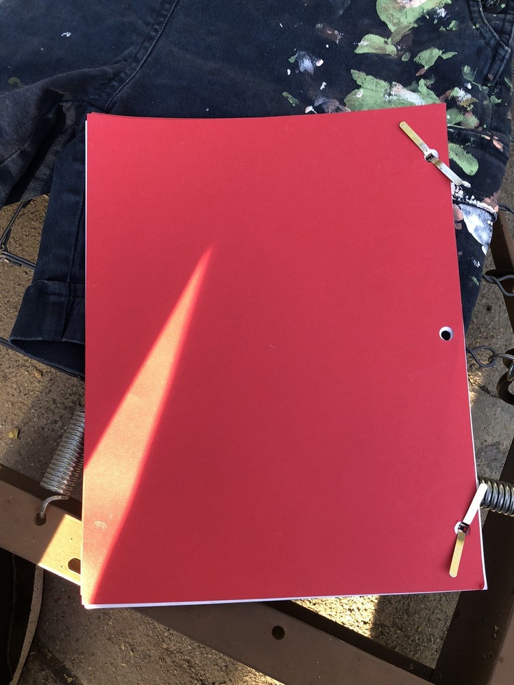 The Simpsons The Kid Is All Right 2013 Table Draft Production Script No SABF02