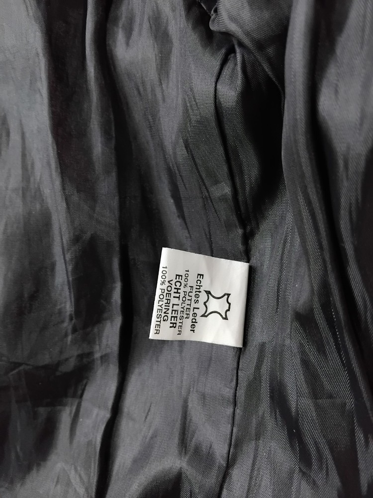 Domaze Black Leather Jacket