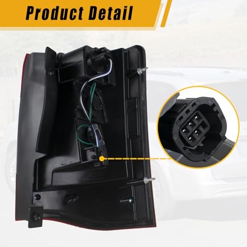 Tail Light Compatible With 2011-2016 Town & Country Rear Left Driver Side