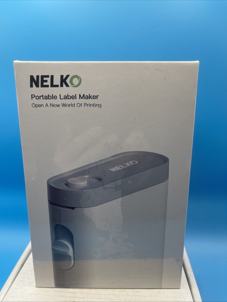 NELKO Label Maker Machine P21 Portable Bluetooth Label Printer New Sealed