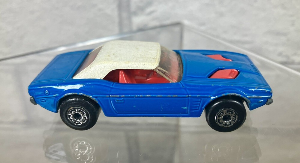 Matchbox Superfast No1 Dodge Challenger Light Blue And Red Inside Good Condition
