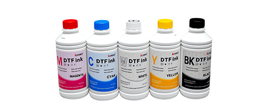 DTF Ink For Transfer Film 1L (1000ml), Refill for DTF Printers (C M Y K White)