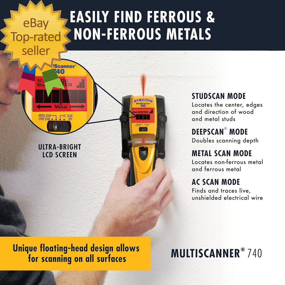 Multiscanner 740 Electronic Wall Scanner with Built-In Erasable Wall Marker