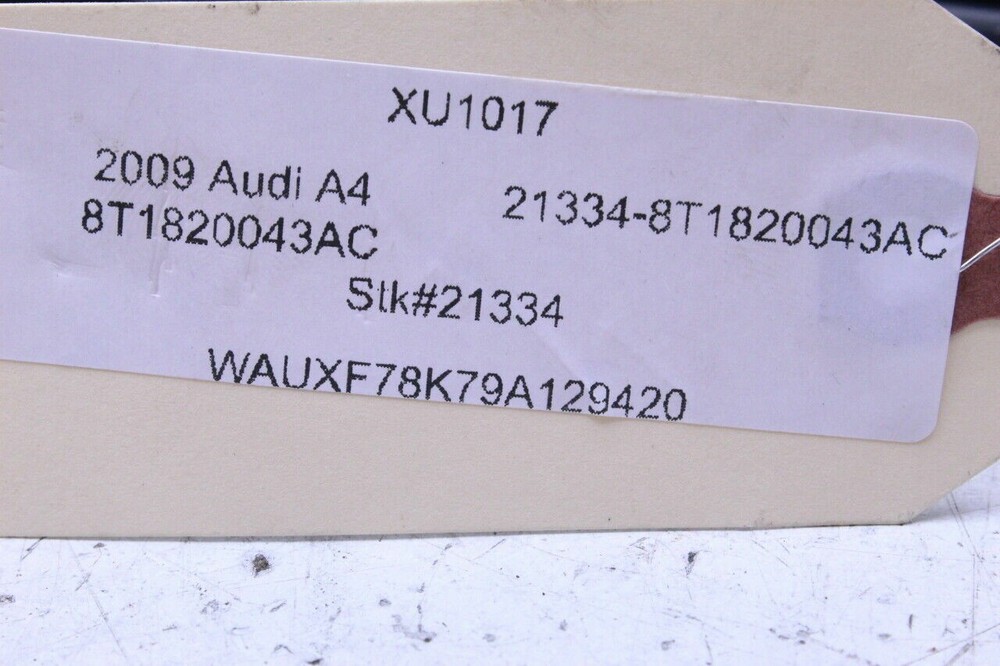 2009-2010 Audi A4 A5 S4 S5 Climate Temperature Control Panel OEM
