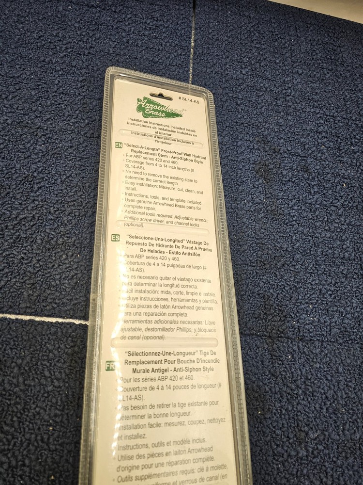 Arrowhead Brass SL14-AS Select-A-Length Replacement Stem