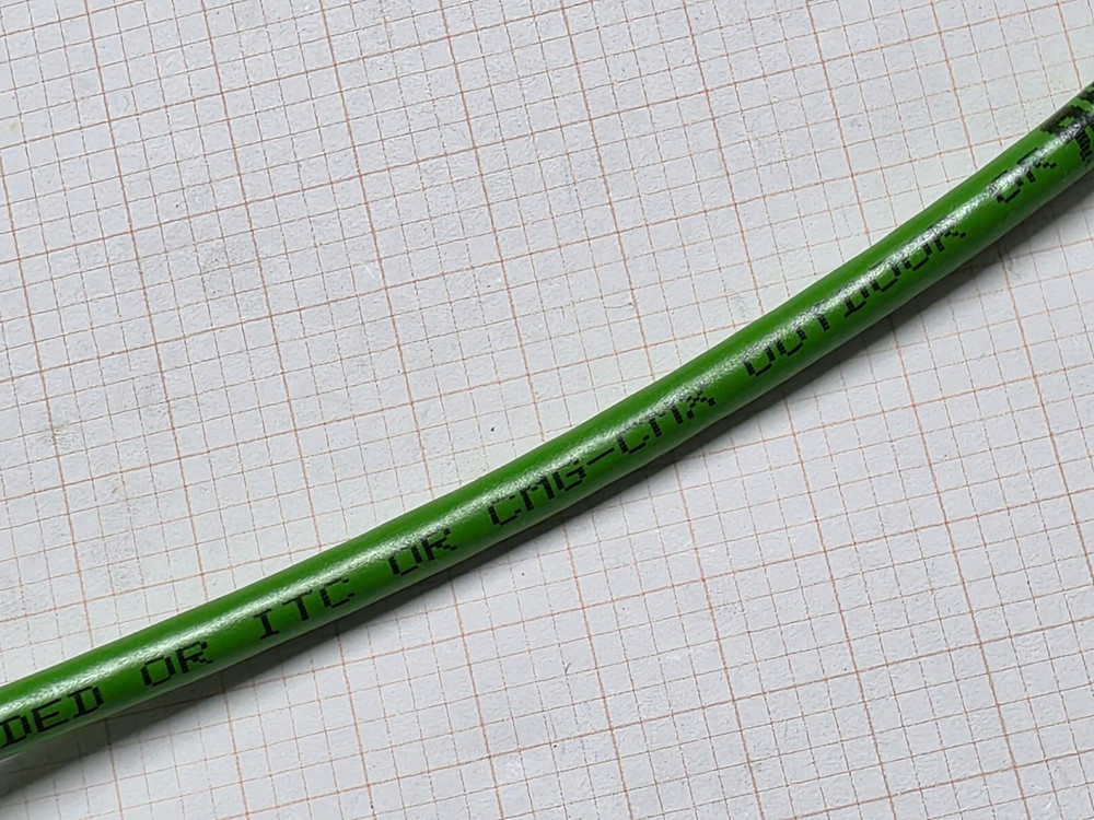 Belden 7960A 22/2P DataTuff CAT5e PROFINET Type A Network Cable PLTC Green /25ft