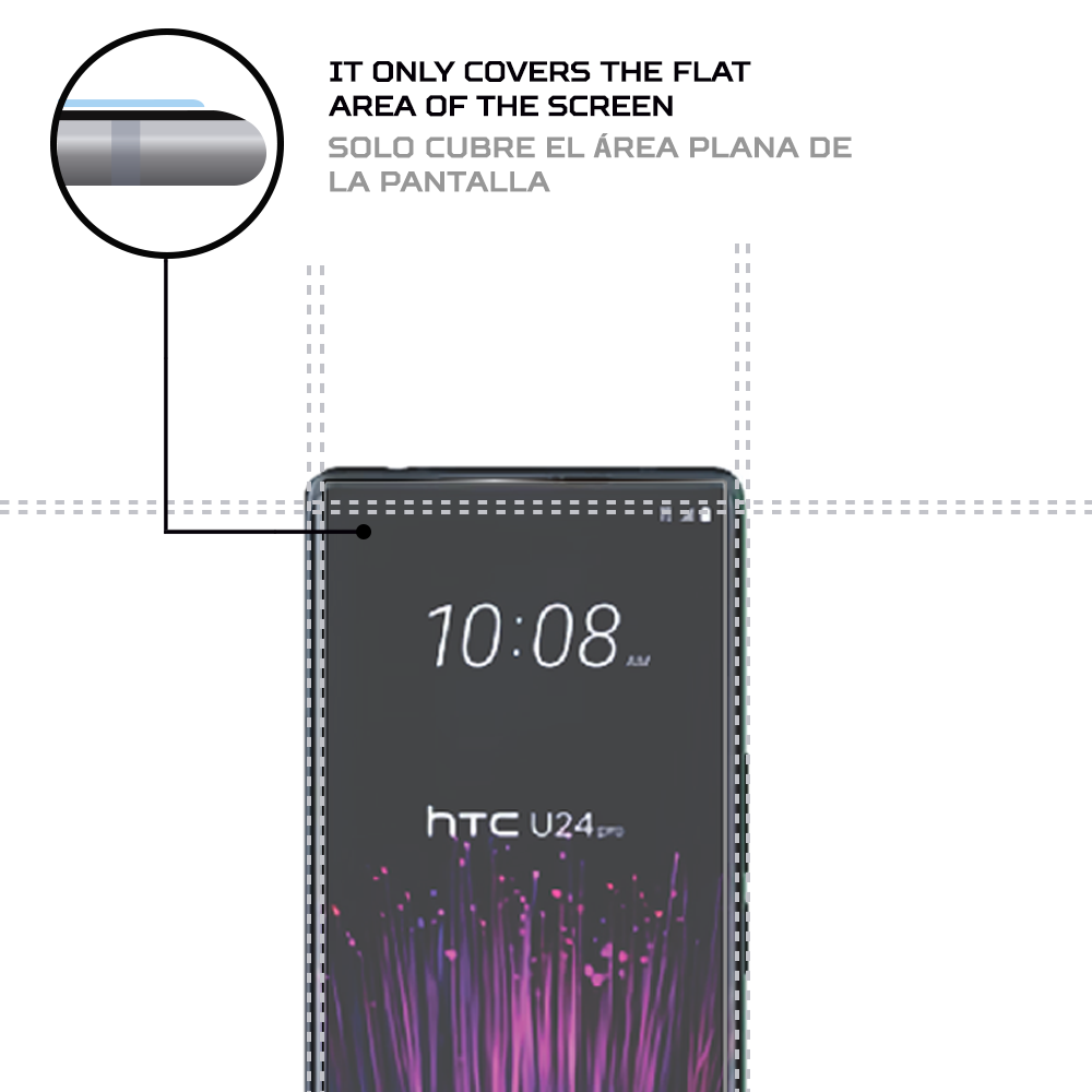 ANTISHOCK Screen protector for htc u24 pro