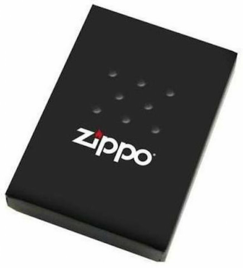 Zippo Lighter - Floating Ace's with Blacklight Process Black Matte - 855950