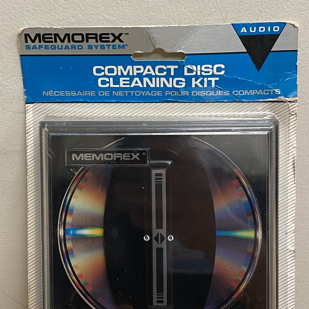 Memorex Safeguard System Compact Disc Cleaning Kit w/ Spray - Sealed