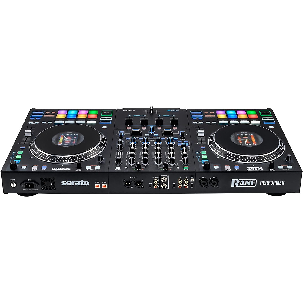 RANE PERFORMER Advanced 4-Channel Motorized DJ Controller Black Refurbished