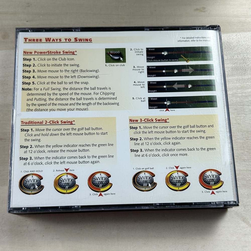 Links LS 1999 Upgrade Version PC CD-ROM Golf Simulation Game ACCESS Software