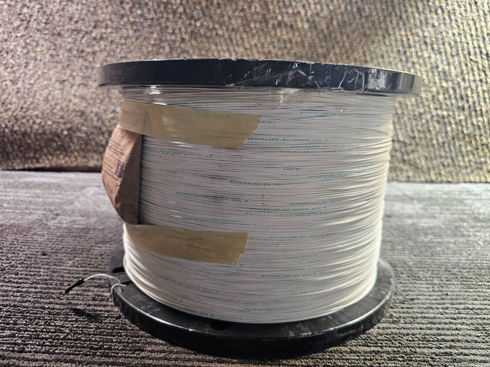 TE Connectivity Raychem Spec 55 Hook Up Wire and Cable 9000 ft. White
