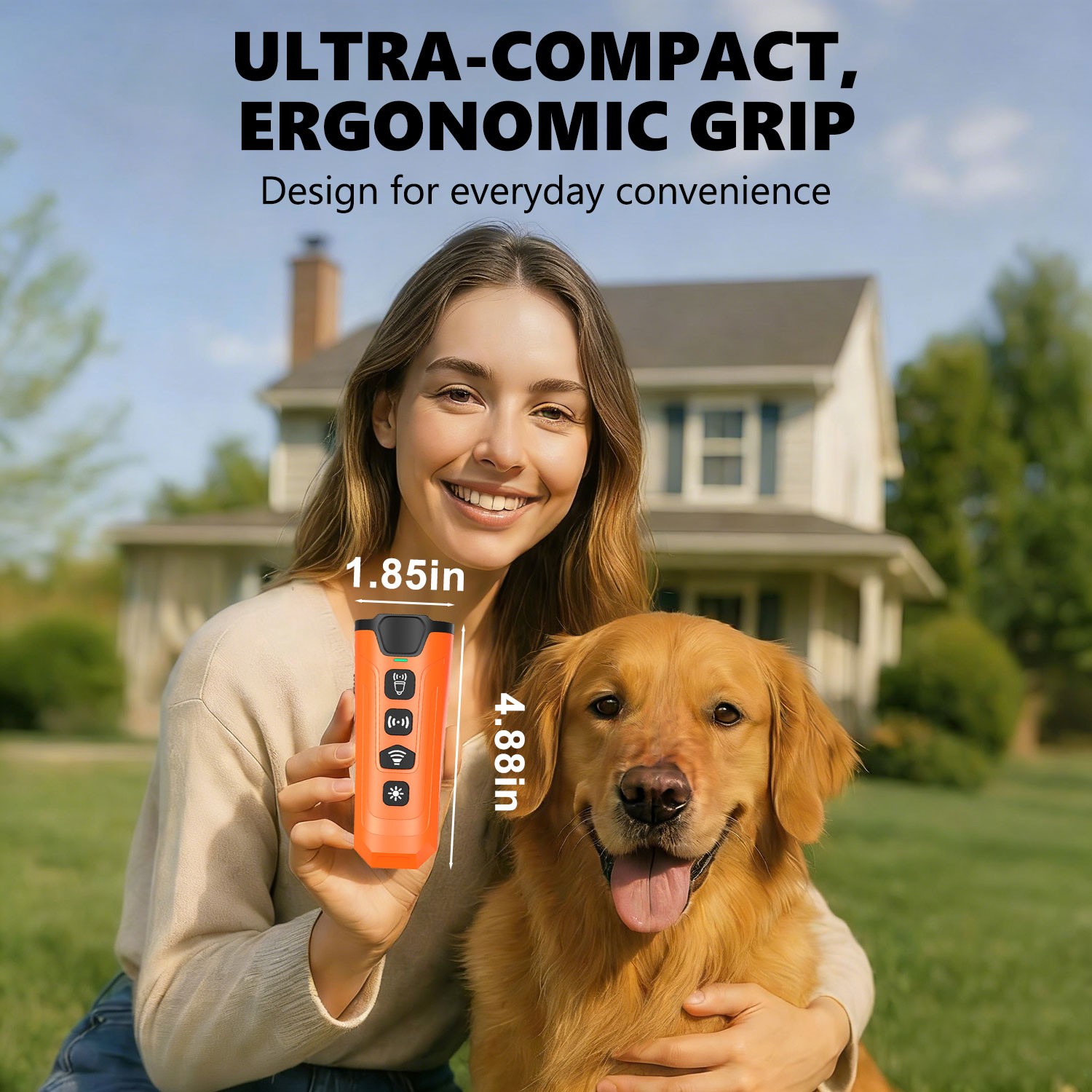 50FT Ultrasonic Dog Bark Deterrent Device Anti Barking Control Training Stopper