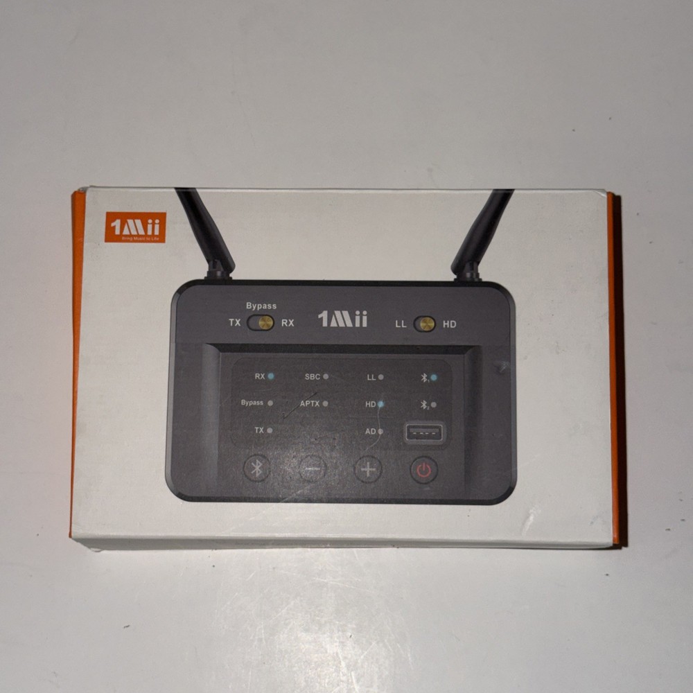 1Mii B03S Bluetooth 5.3 Transmitter/Receiver for TV, PC, Old Stereo, Etc