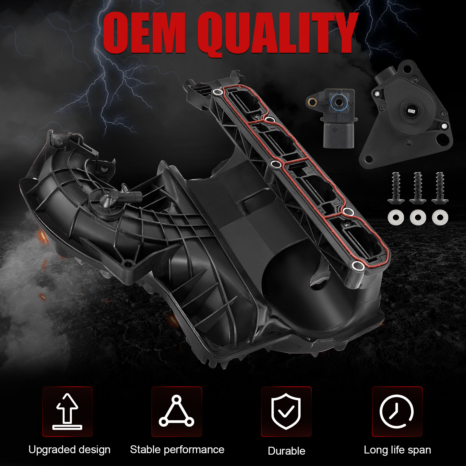 Intake Manifold w/ Runner Control Valve Fits 07-17 Jeep Patriot Compass Caliber