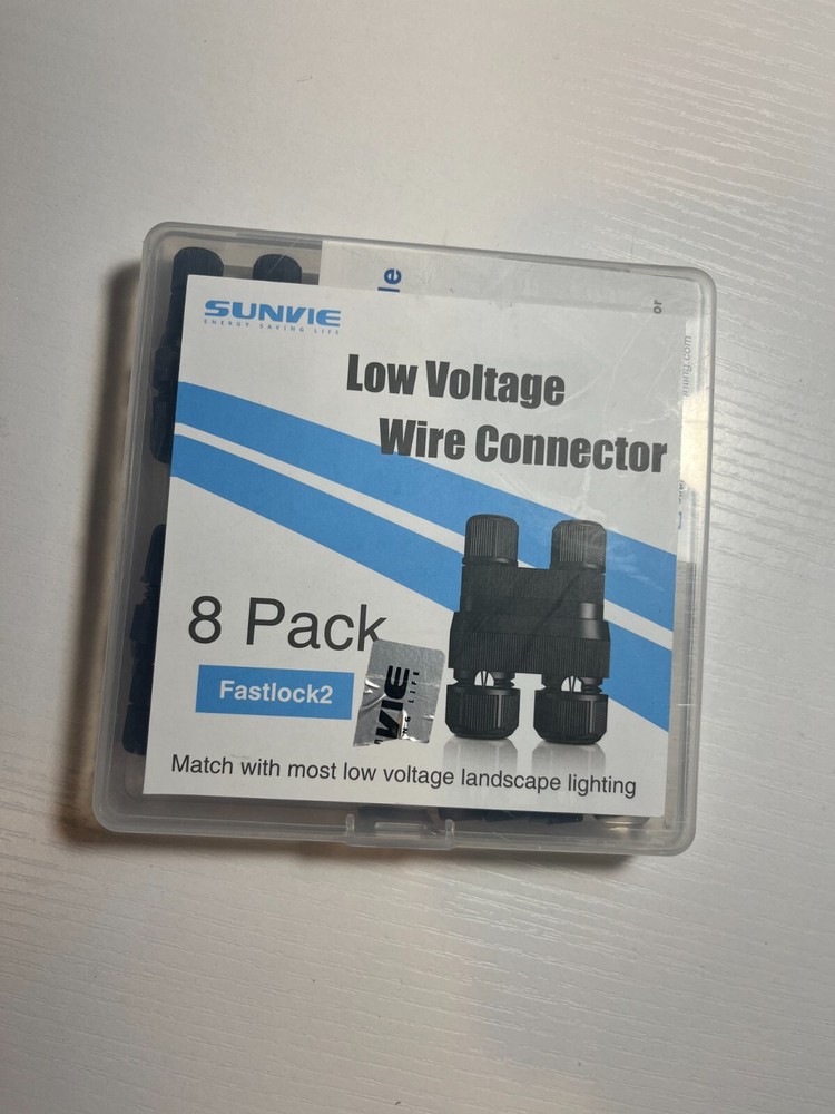 8-Pack SUNVIE Low Voltage Wire Connector Fastlock2 for Landscape Lighting