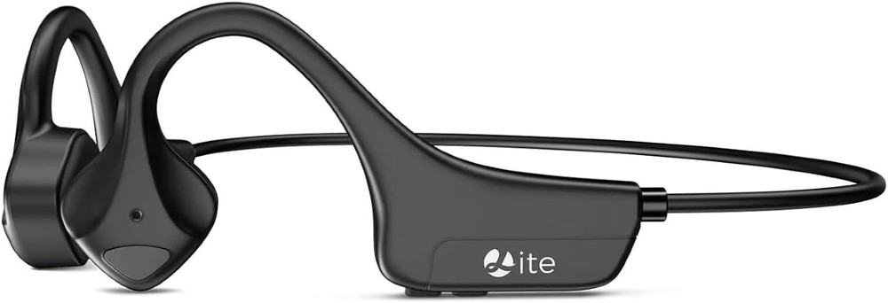 Bone Conduction Headphones Bluetooth Open Ear with mic Black