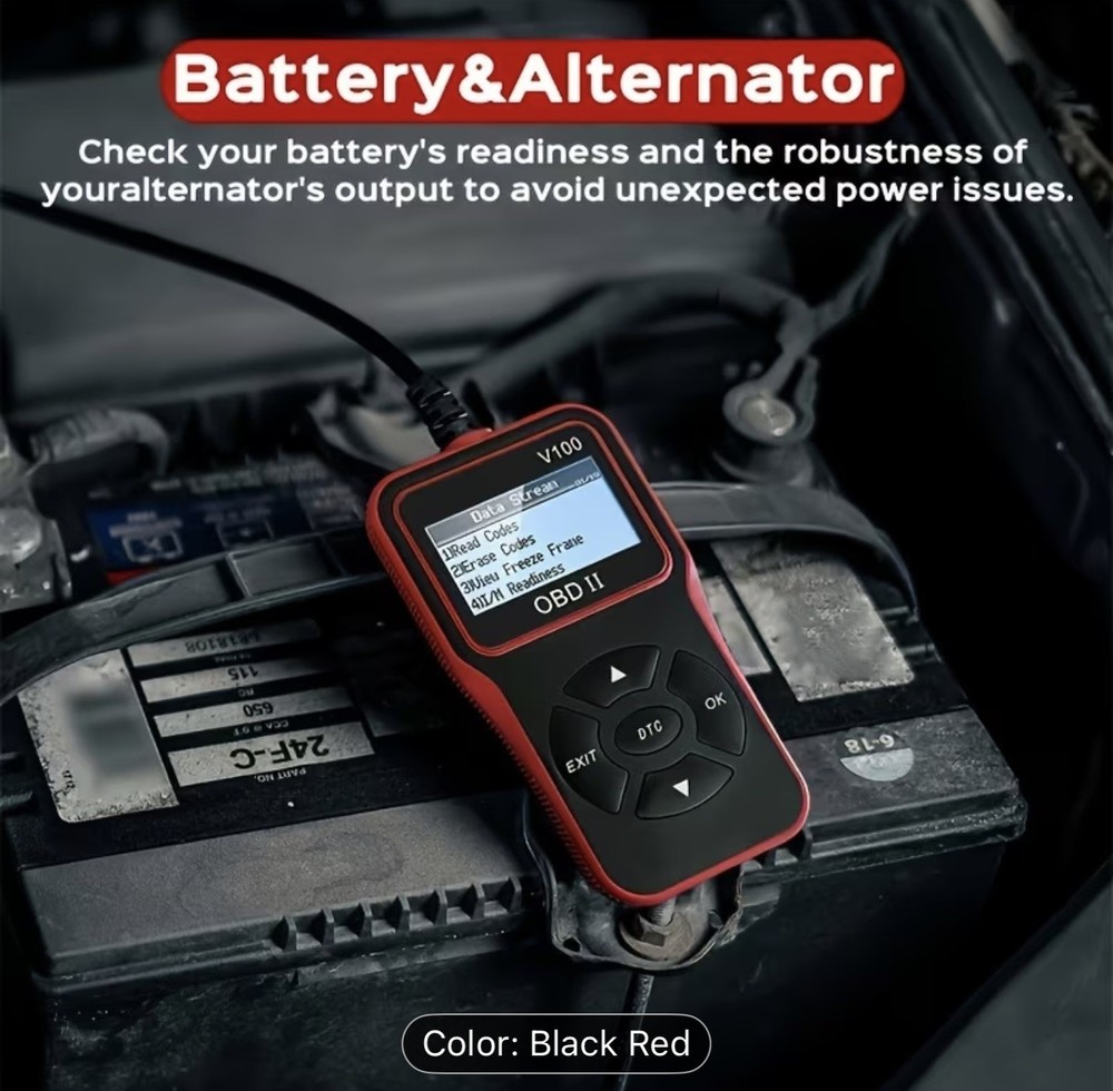 V100 OBD2 Scanner Code Reader Check Engine Light Diagnostic Tool Cars & Trucks