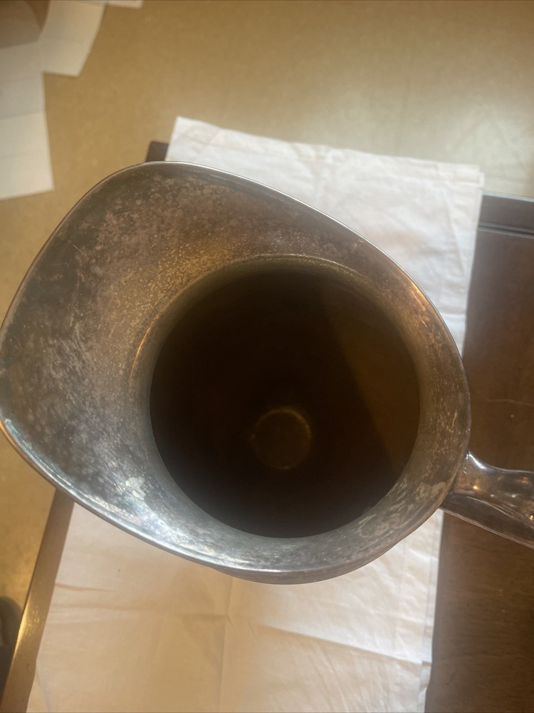 Silver Plated Pitcher , 9 Inches High ￼