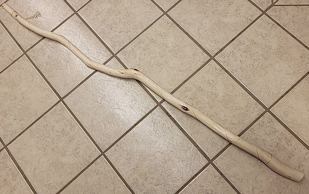 58" MN Diamond Willow Wire Wrapped Walking Stick