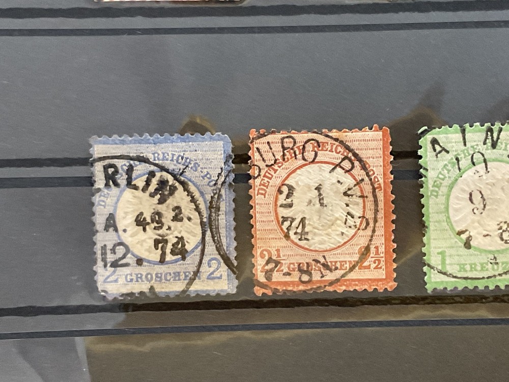 Germany Empire 1872 large shield used stamps B3813