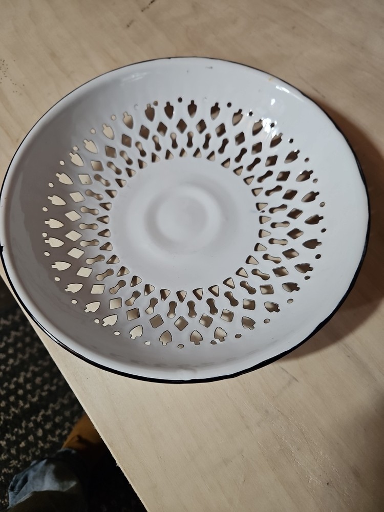 Lightly Used Enamel Bowl
