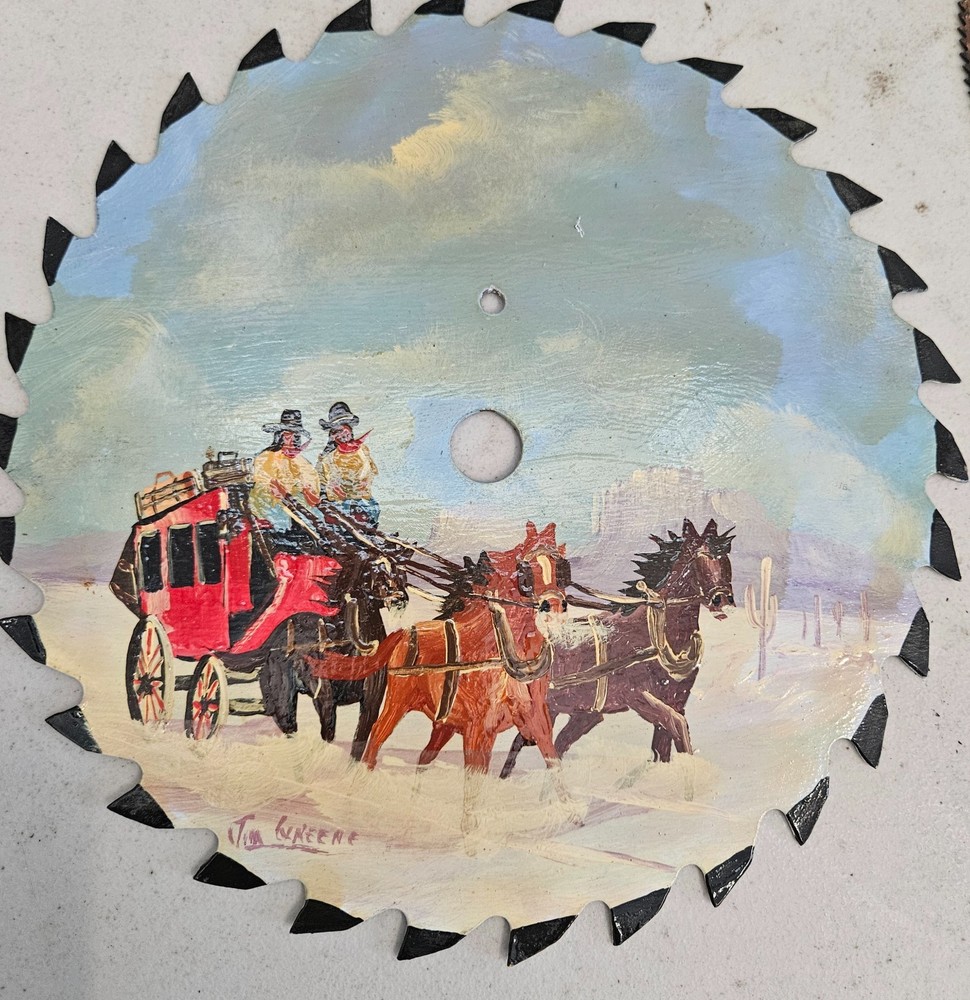 Painted Saw Blade
