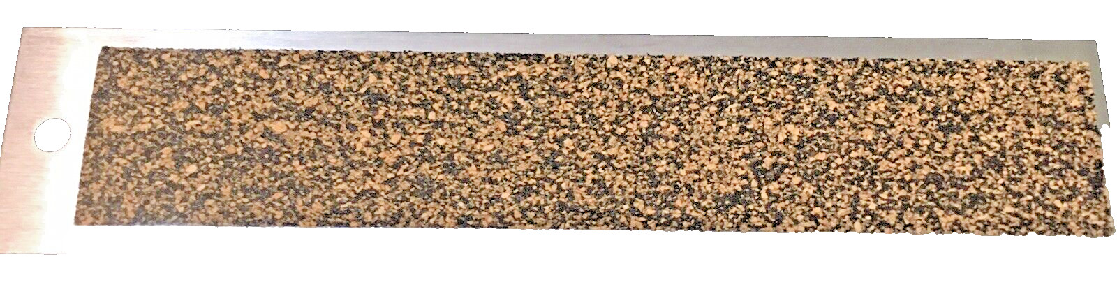 Vintage 6" Stainless Steel Ruler Cork Back Dual-Rule SAE/Metric w/Case U.S.A.