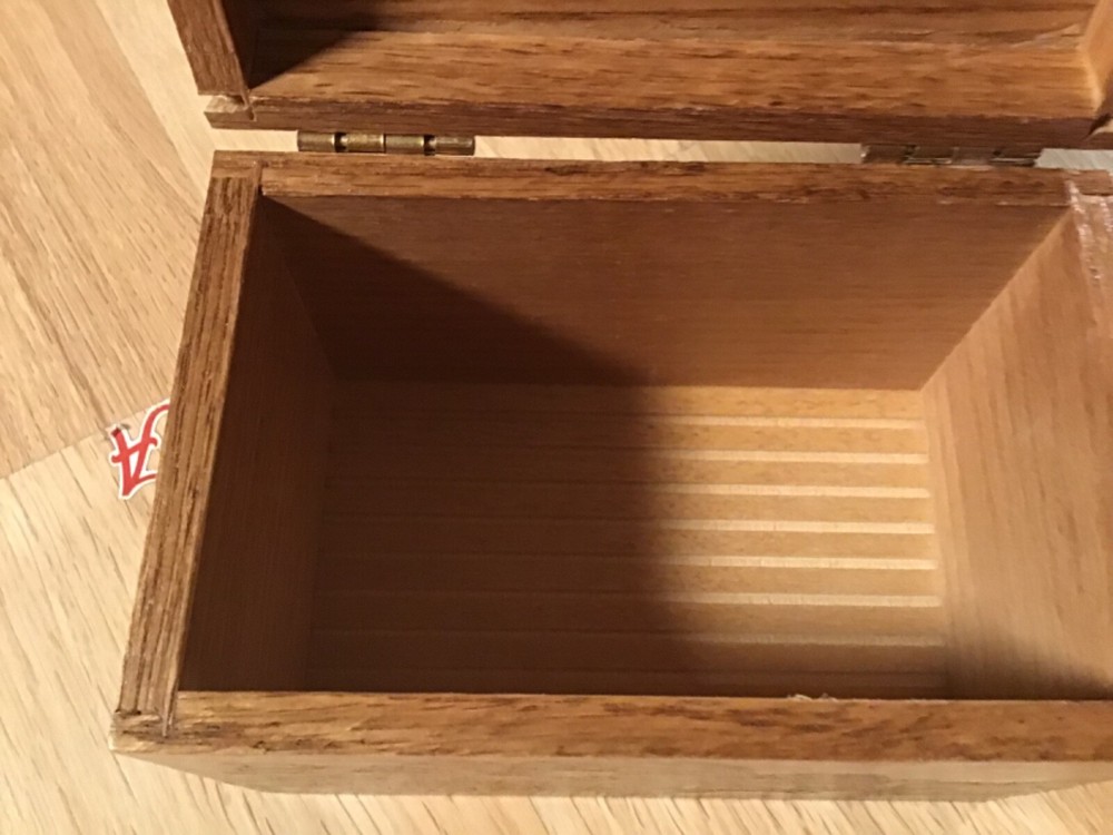 vintage recipe box