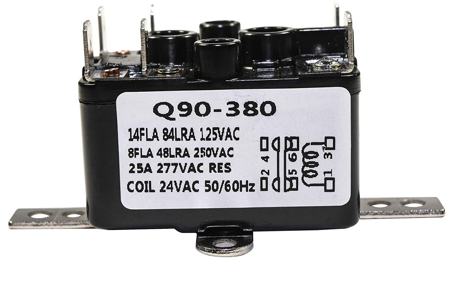 HQRP Enclosed General Purpose Fan Relay for Emerson # 90-380 Replacement