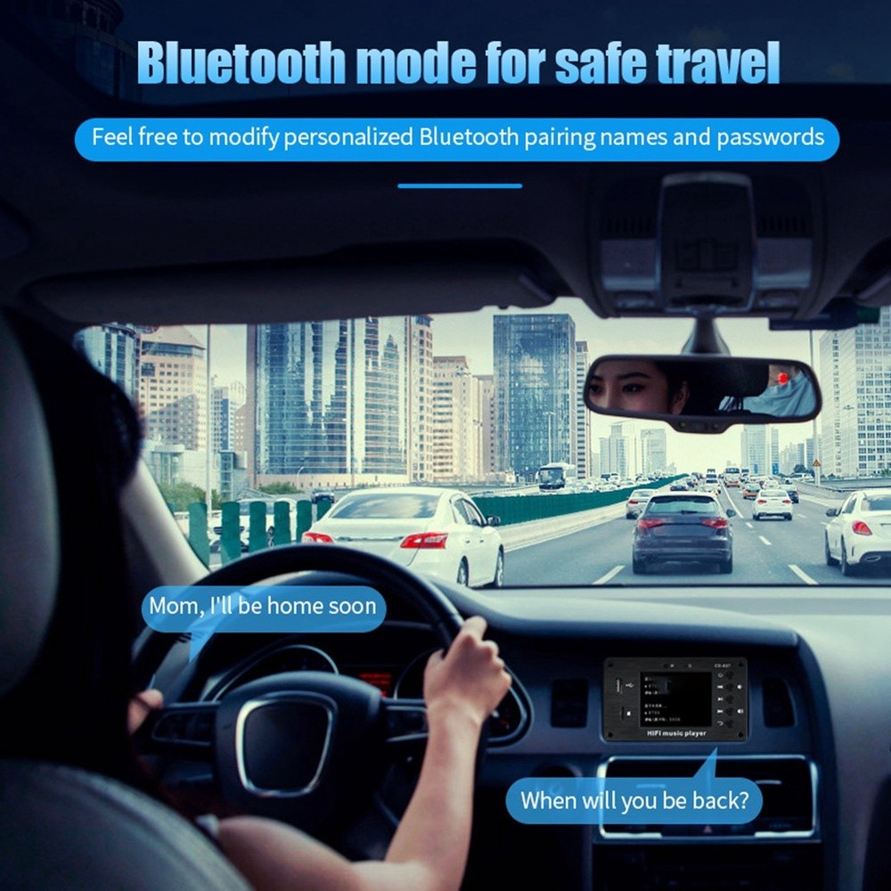 2.8-Inch Color Screen Bluetooth 5.1 Car Synchronization Lossless Decoding7333