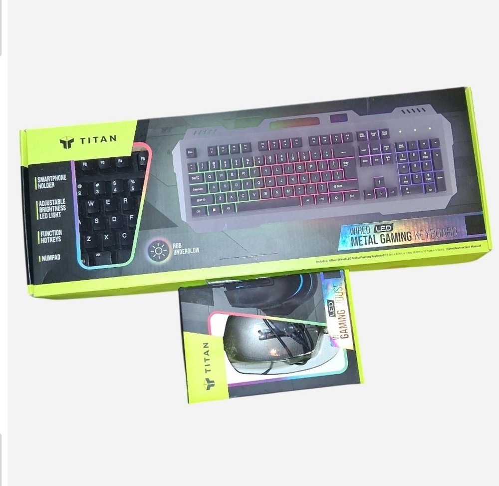 Titan Gaming Keyboard And Mouse Bundle Deal