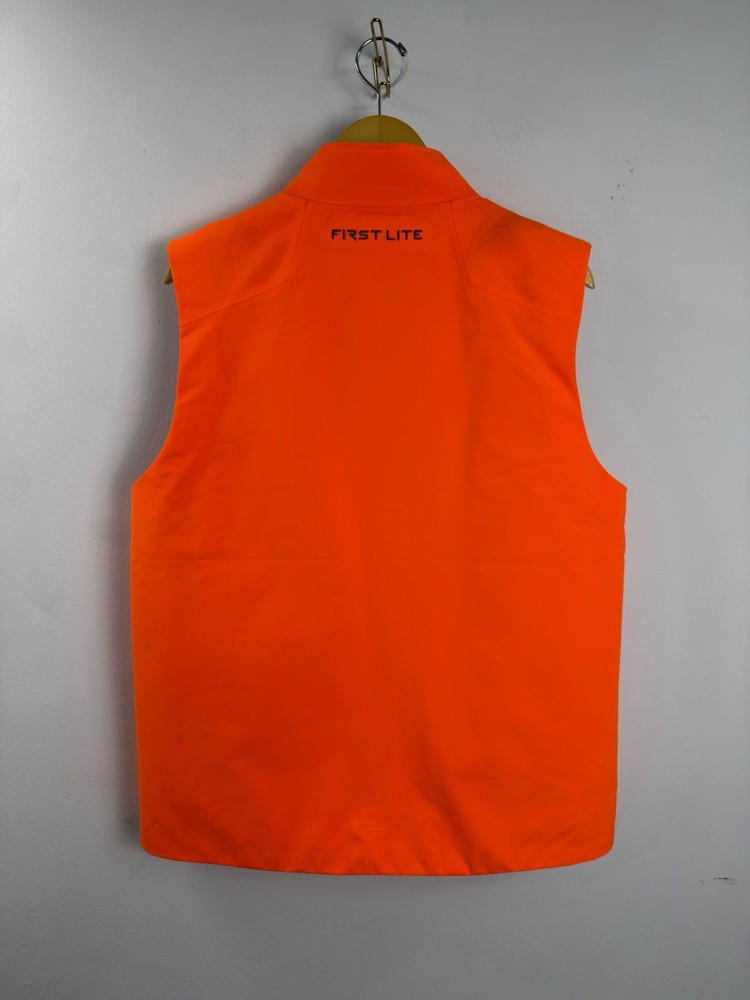 First Lite Dry Earth Tempest Hunting Vest Medium High Visibility