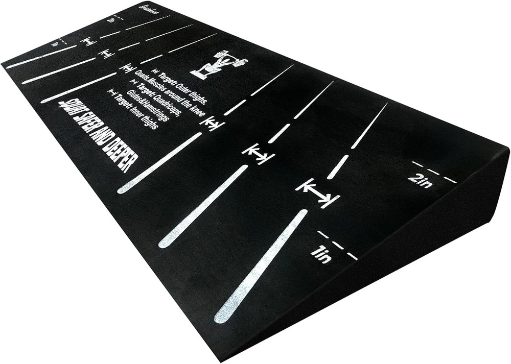 Professional Squat Wedge Block, Heel Elevated Slant Board for All-Position Squat