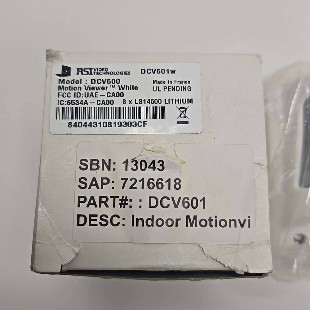 DCV601V RSI Motion Viewer, Model # DCV600