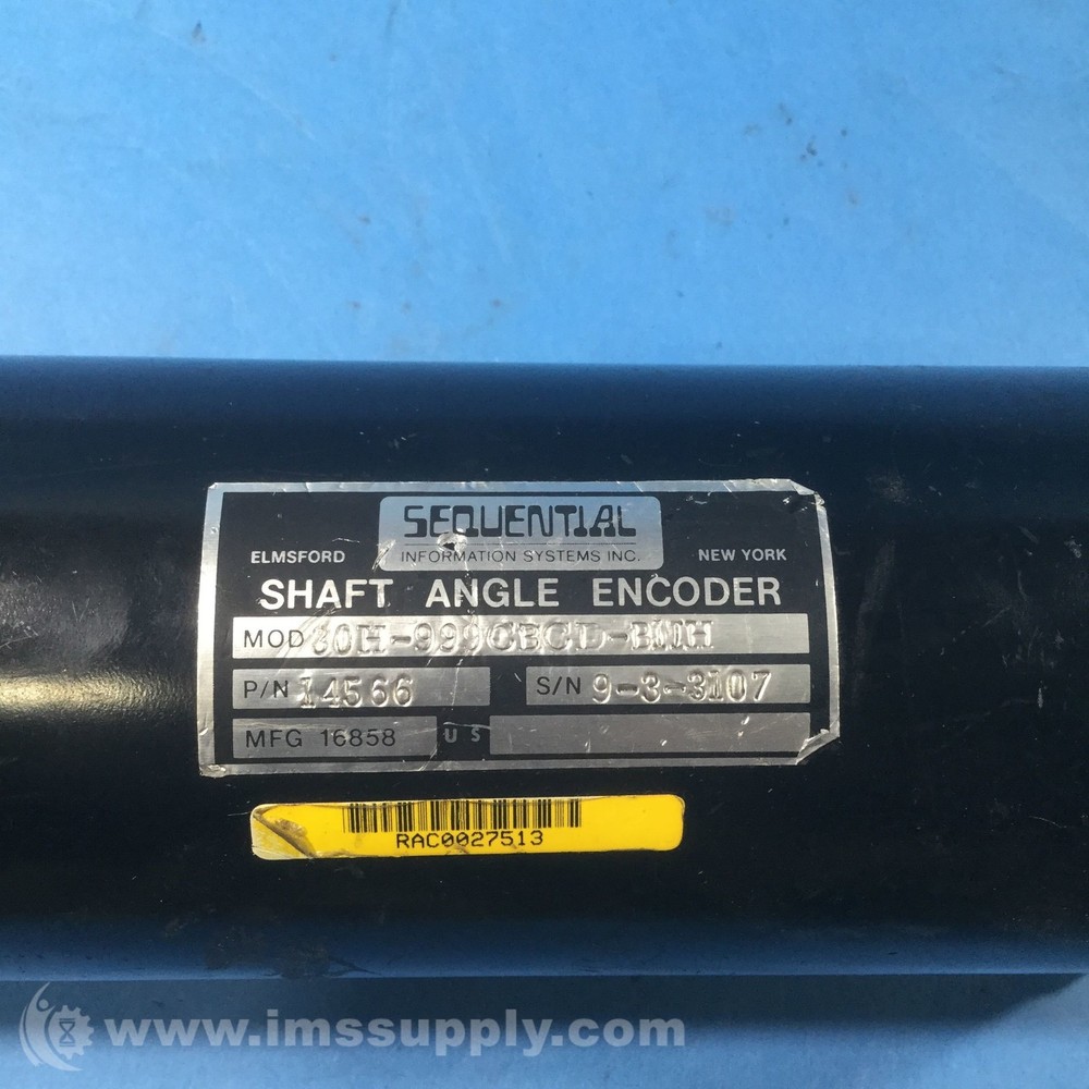 Sequential Info Sys 30H-999CBCD-BIIH Shaft Angle Encoder USIP