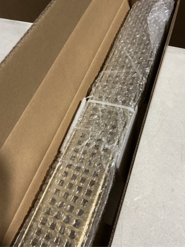 24" Linear Shower Drain, Gold Rectangular Floor Drain with accessories