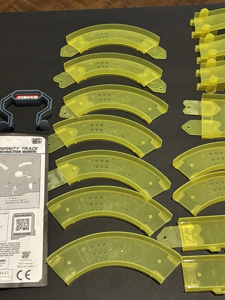 Micro Charges Infinity Track Pieces Lot & Manual