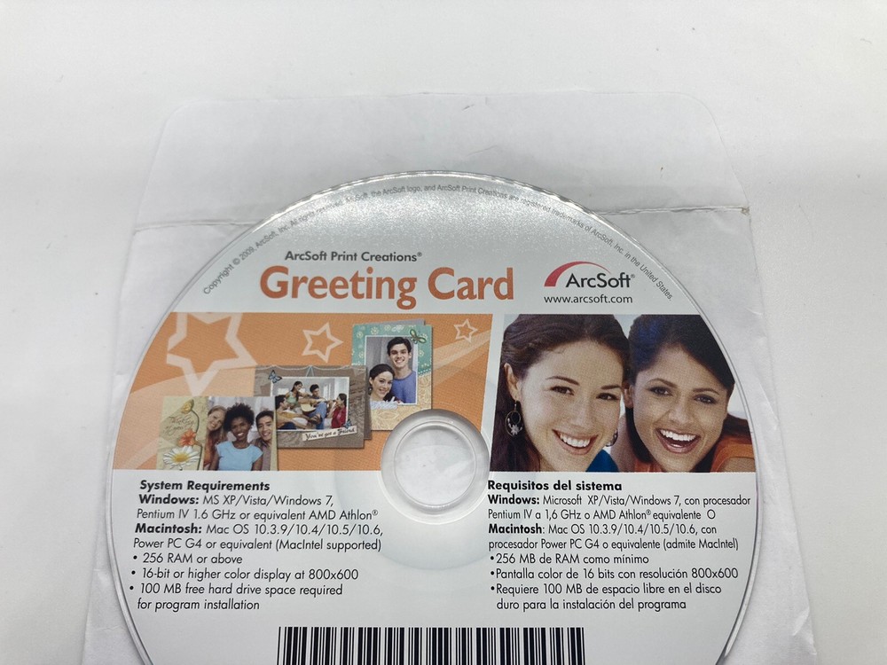 Arcsoft Greeting Card Creator for Windows/Mac (CD, Software)