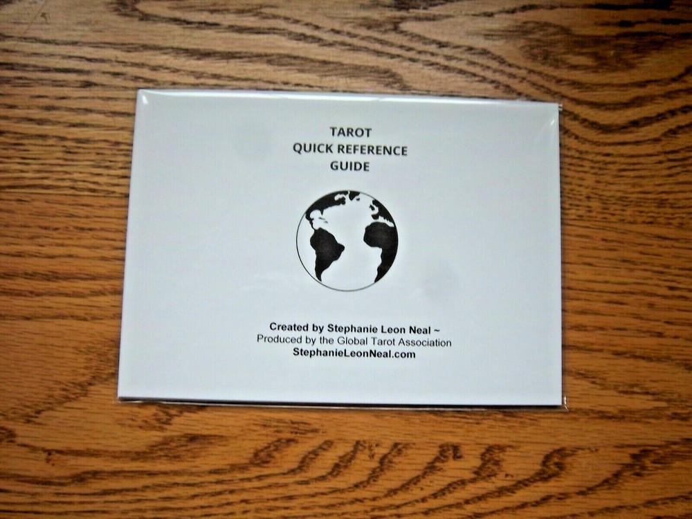 Tarot Quick Reference Guide - "Cheat Sheet" Global Tarot Association - New