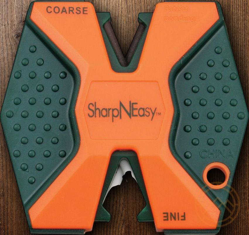 AccuSharp Sharp-N-Easy 2 Stage Sharpener Fine And Coarse Ceramic Rods Keychain